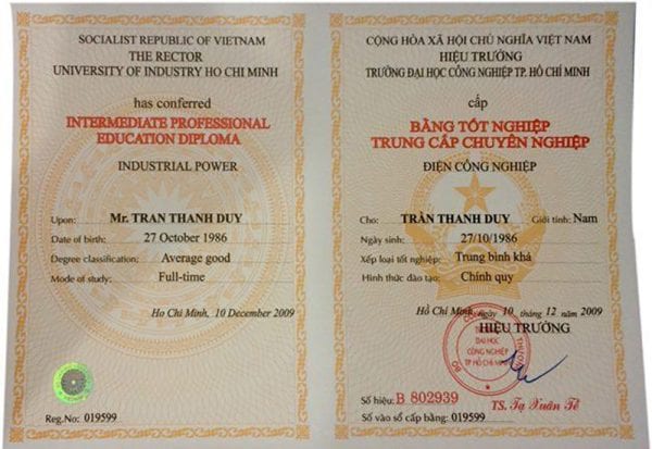 Nên Mua Bằng Trung Cấp Nghề Điện Ở Đâu Uy Tín, Chất Lượng?