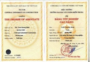 Làm Bằng Cao Đẳng Xây Dựng TPHCM Chuyên Nghiệp