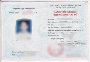 Làm Bằng Cấp 2 Giá Rẻ Kèm Học Bạ - Bảng Điểm Uy Tín