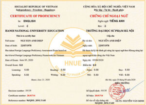Làm Chứng Chỉ Tiếng Anh Giá Rẻ Uy TÍn - Làm Bằng Toàn Quốc