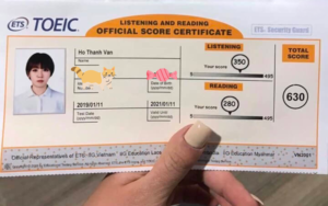 Dịch vụ làm chứng chỉ TOEIC giá rẻ tại Làm Bằng Toàn Quốc