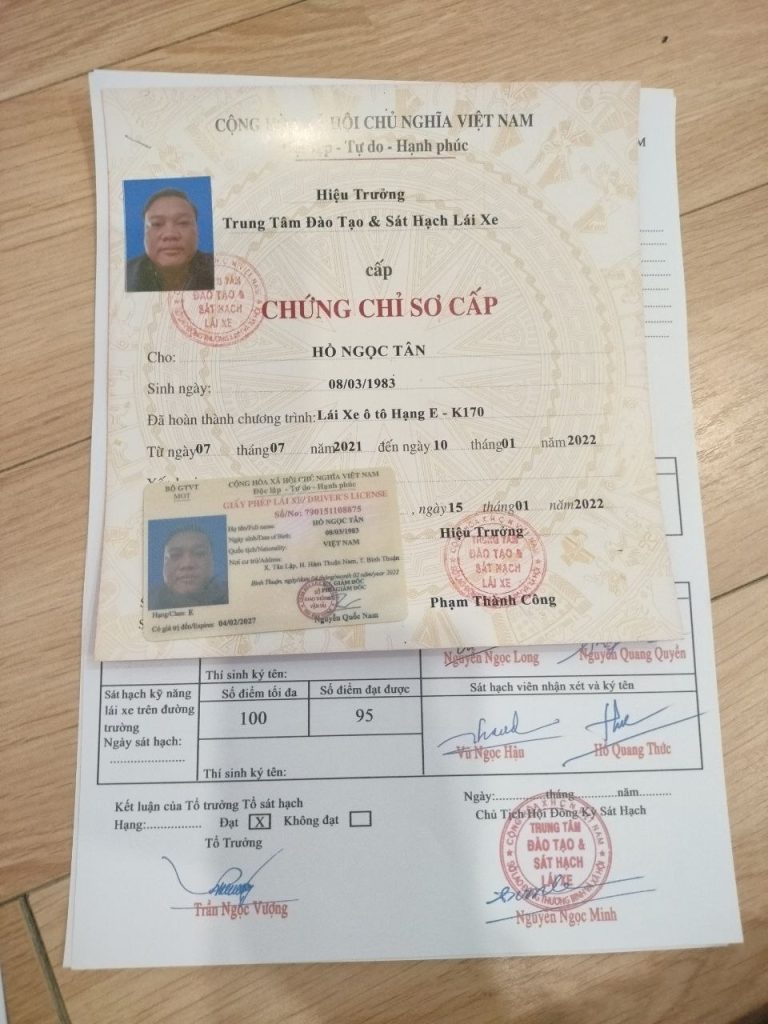 Làm Bằng Lái Xe Có Hồ Sơ Gốc Giá Rẻ, Không Cần Thi