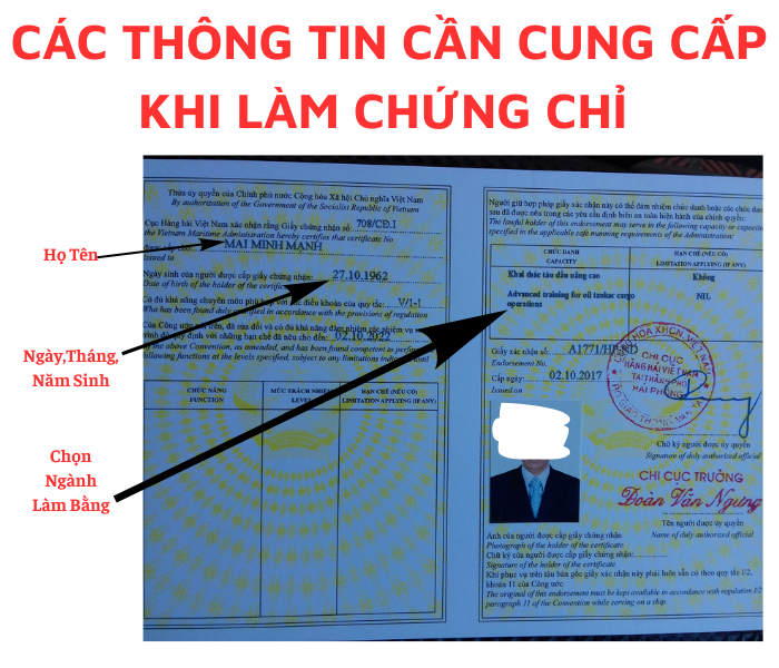 Làm Chứng Chỉ Tàu Dầu Lấy Ngay Tại Làm Bằng Toàn Quốc