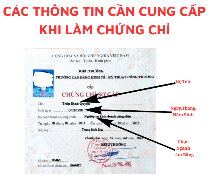 Làm Chứng Chỉ Xăng Dầu Lấy Ngay Tại Làm Bằng Toàn Quốc