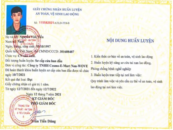 Làm Chứng Chỉ An Toàn Lao Động Tại Làm Bằng Toàn Quốc
