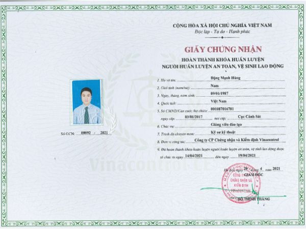 Làm Chứng Chỉ An Toàn Lao Động Tại Làm Bằng Toàn Quốc