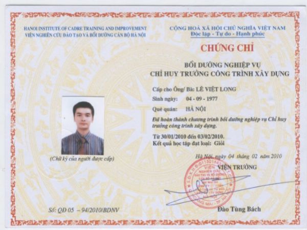 Làm Chứng Chỉ Chỉ Huy Trưởng Chuyên Nghiệp Tại Làm Bằng Toàn Quốc