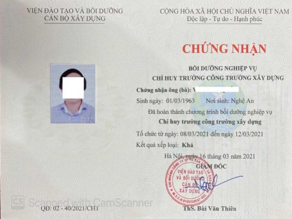 Làm Chứng Chỉ Chỉ Huy Trưởng Chuyên Nghiệp Tại Làm Bằng Toàn Quốc