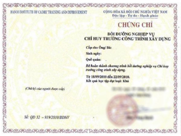 Làm Chứng Chỉ Chỉ Huy Trưởng Chuyên Nghiệp Tại Làm Bằng Toàn Quốc