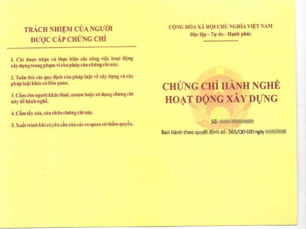 Làm Chứng Chỉ Định Giá Xây Dựng Uy Tín Tại Làm Bằng Toàn Quốc
