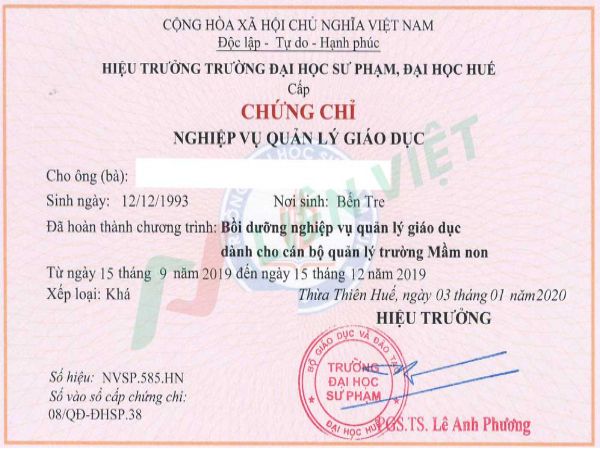 Làm Chứng Chỉ Nghề 2023 Giá Rẻ Tại Làm Bằng Toàn Quốc