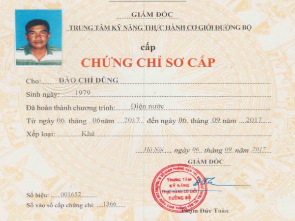 Làm Chứng Chỉ Nghề Điện Lấy Ngay Tại Làm Bằng Toàn Quốc