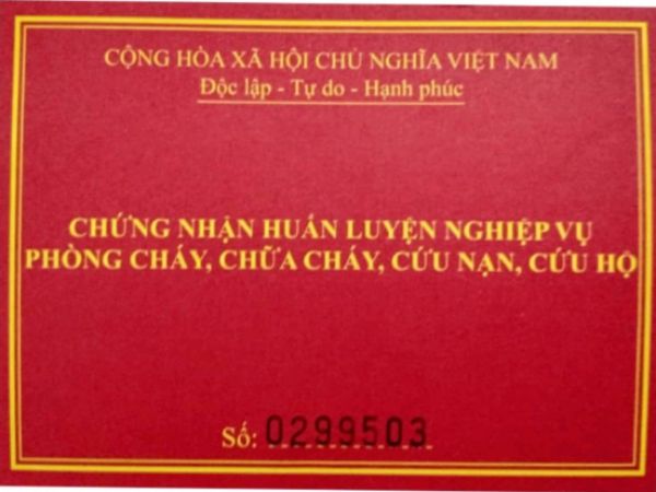 Làm Chứng Chỉ Phòng Cháy Lấy Ngay Tại Làm Bằng Toàn Quốc
