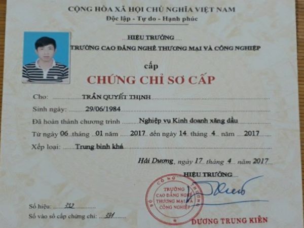 Làm Chứng Chỉ Xăng Dầu Lấy Ngay Tại Làm Bằng Toàn Quốc