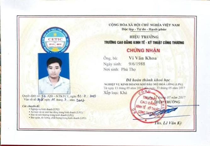 Làm Chứng Chỉ Xăng Dầu Lấy Ngay Tại Làm Bằng Toàn Quốc