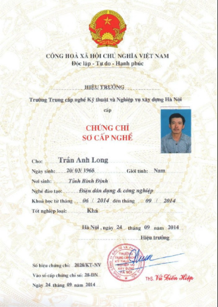 Làm Chứng Chỉ Nghề Điện Lấy Ngay Tại Làm Bằng Toàn Quốc