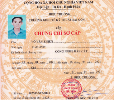 Làm Chứng Chỉ Nghề Hàn Lấy Ngay Tại Làm Bằng Toàn Quốc
