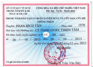 Làm Chứng Chỉ Phòng Cháy Lấy Ngay Tại Làm Bằng Toàn Quốc