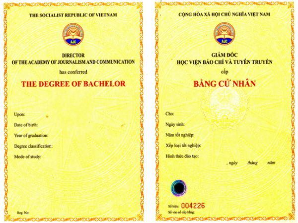 Chi tiết bảng giá dịch vụ làm bằng tại cơ sở của Làm Bằng Toàn Quốc