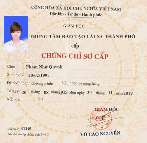 Làm Chứng Chỉ Xe Nâng Giá Rẻ Tại Làm Bằng Toàn Quốc