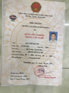 LÀM BẰNG TRUNG CẤP GIẢ PHÔI THẬT KHÔNG CẦN CỌC TOÀN QUỐC