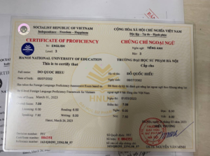 Làm Chứng Chỉ Tiếng Anh Giá Rẻ Uy TÍn - Làm Bằng Toàn Quốc