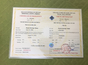 Làm Chứng Chỉ Tiếng Anh Giá Rẻ Uy TÍn - Làm Bằng Toàn Quốc