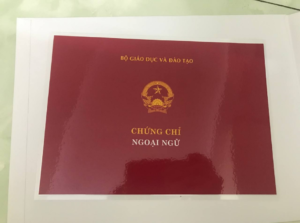 Làm Chứng Chỉ Tiếng Anh Giá Rẻ Uy TÍn - Làm Bằng Toàn Quốc
