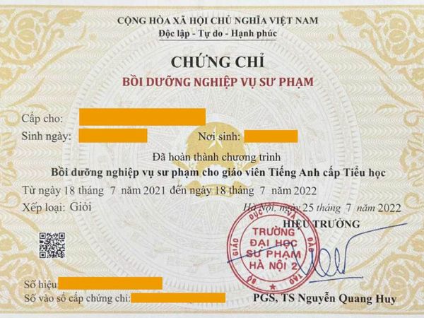 Nhận Làm Chứng Chỉ Dạy Anh Văn Thiếu Nhi Mới Nhất 2024