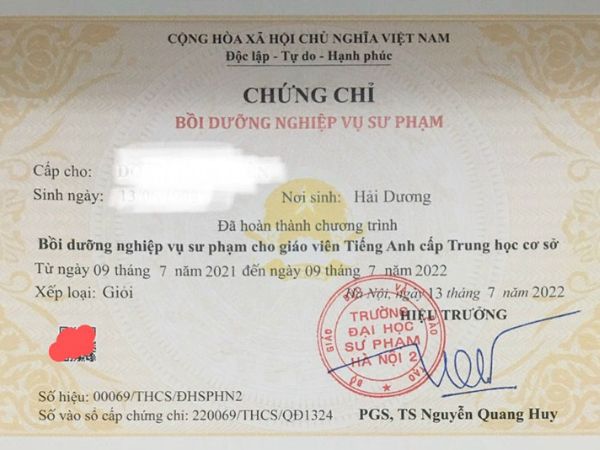Nhận Làm Chứng Chỉ Dạy Anh Văn Thiếu Nhi Mới Nhất 2024