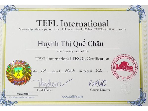 Nhận Làm Chứng Chỉ Dạy Anh Văn Thiếu Nhi Mới Nhất 2024