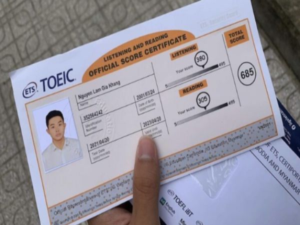 Các thông tin chung về chứng chỉ TOEIC